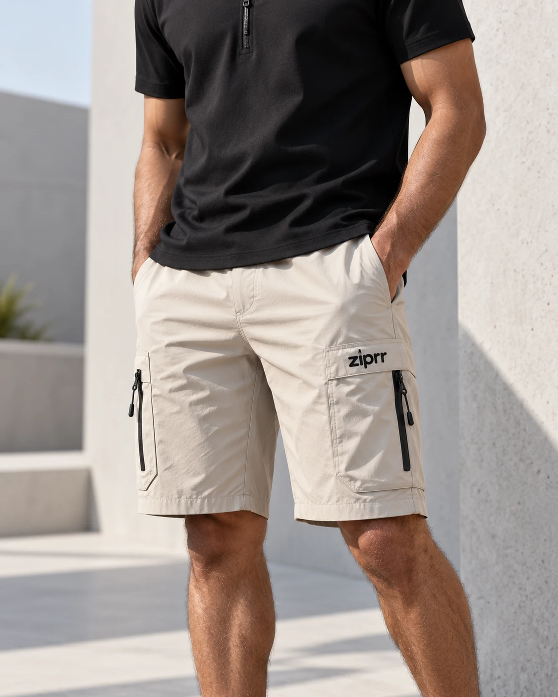 Sandstone Tactical Cargo Shorts
